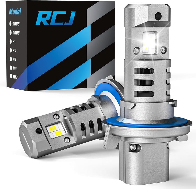 RCJ Fog Weather Light Bulbs, H13/9008 Bulbs 6000K Cool White, Plug-N-Play, Pack of 2 - Image 1